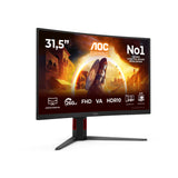 AOC G4 C32G4Z computerskærm 80 cm (31.5") 1920 x 1080 pixel Fuld HD LCD Sort, Rød