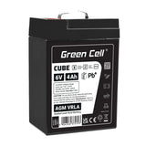 Green Cell AGM6V4AH-J UPS batteri Blybatterier (VRLA) 6 V 4 At