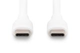 Digitus AK-300341-010-W USB-kabel USB 2.0 1 m USB C 0,48 Gbit/sek. 60 W Hvid