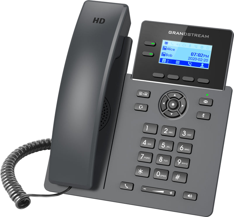 Grandstream Networks GRP2602 IP-telefon Sort 2 Linier LCD