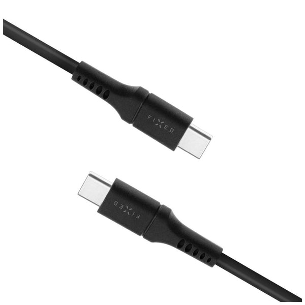 FIXED FIXDLS-CC12-BK USB-kabel USB 2.0 1,2 m USB C 4,8 Gbit/sek. Sort