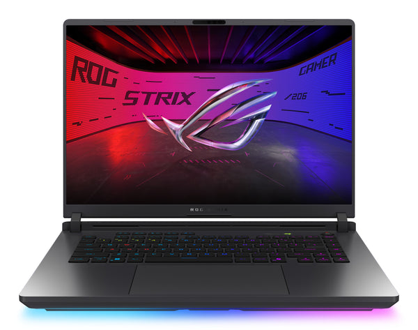 ASUS ROG Strix G16 G615LW-S5116W Intel Core Ultra 9 275HX Laptop 40,6 cm (16") WQXGA 32 GB DDR5-SDRAM 1 TB SSD NVIDIA GeForce RTX 5080 Wi-Fi 7 (802.11be) Windows 11 Home Tysk Grøn, Grå