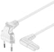 Goobay Euro plug/C7, 5 m Hvid CEE7/16 C7 forbinder