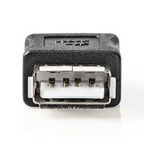 Nedis CCGB60900BK kabel kønsskifter USB-A Sort