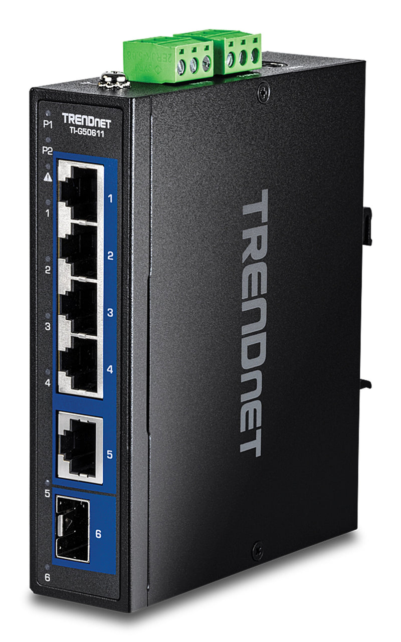 Trendnet TI-G50611 netværksswitch Ikke administreret 2.5G Ethernet (100/1000/2500) Sort