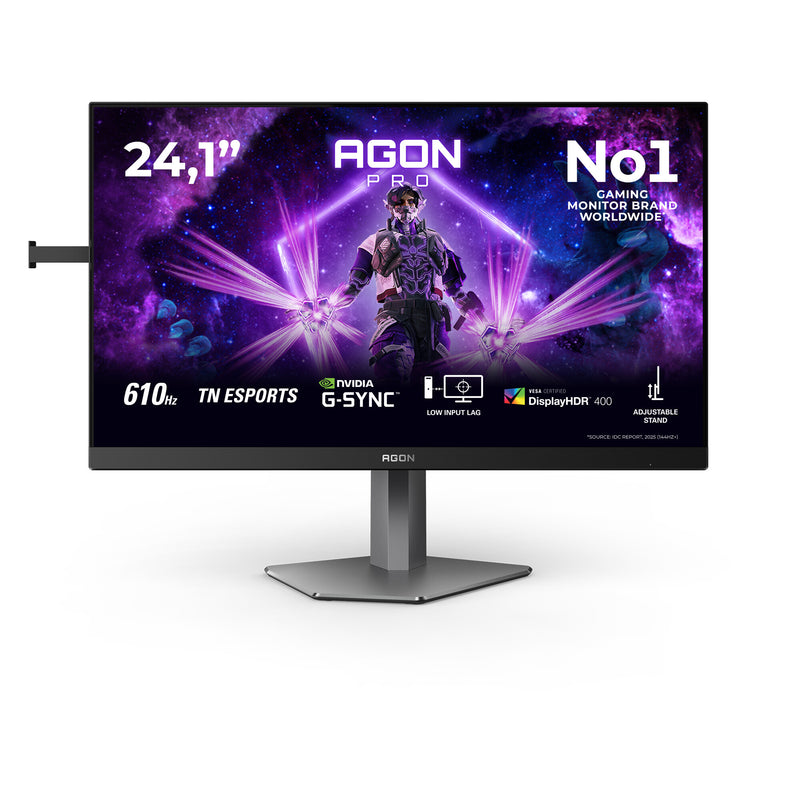 AOC G2 AG246FK6 computerskærm 61,2 cm (24.1") 1920 x 1080 pixel Fuld HD LED Sort, Grå