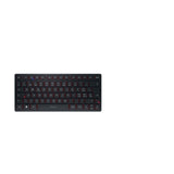 CHERRY KW 9200 MINI tastatur Universel USB + RF Wireless + Bluetooth QWERTZ Schweizisk Sort