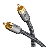 Goobay 65296 lydkabel 2 m RCA Sølv, Sort