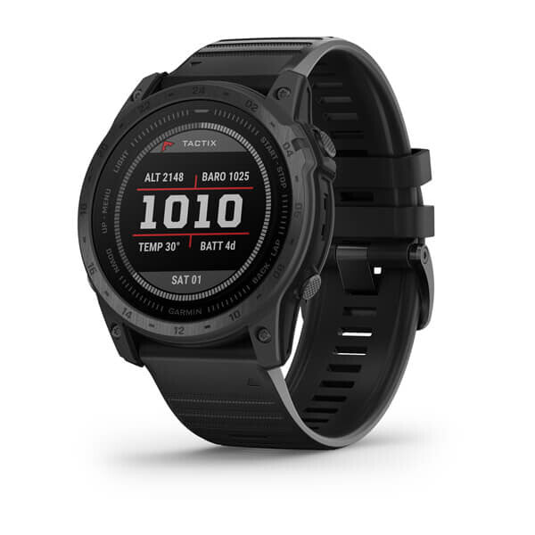 Garmin tactix 7 3,56 cm (1.4") MIP 51 mm Digital 280 x 280 pixel Berøringsskærm Sort Wi-Fi GPS (satellit)