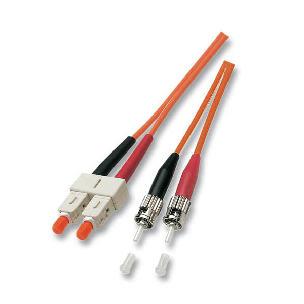 EFB Elektronik ST/SC 50/125µ 2m InfiniBand og fiberoptisk kabel Beige, Sort, Orange, Rød