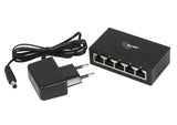 ALLNET 215276 Ikke administreret L2 Gigabit Ethernet (10/100/1000) Desktop Sort