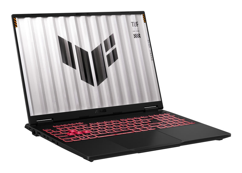 ASUS TUF Gaming A16 FA608UMI-TU319W AMD Ryzen™ 7 260 Laptop 40,6 cm (16") WUXGA 16 GB DDR5-SDRAM 512 GB SSD NVIDIA GeForce RTX 5060 Wi-Fi 6E (802.11ax) Windows 11 Home Sort, Grå QWERTZ Tysk