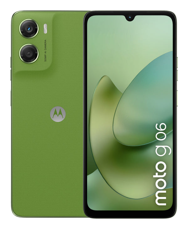 Motorola moto g06 17,5 cm (6.88") Dual SIM Android 15 4G USB Type-C 4 GB 256 GB 5200 mAh Grøn