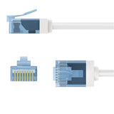 Goobay 74285 netværkskabel Hvid 0,5 m Cat6a U/UTP (UTP)