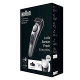 Braun BeardTrimmer 7 BT7420 skæg trimmer Batteri 40 2 cm Sølv