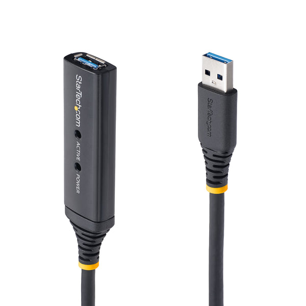 StarTech.com USB3AAEXT10M USB-kabel USB 3.2 Gen 1 (3.1 Gen 1) 10 m USB A 5 Gbit/sek. Sort