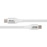 CLUB3D CLUB 3D USB-C Magnetic-Coil Cable White USB-kabel 2 m USB C 0,48 Gbit/sek. 240 W Hvid