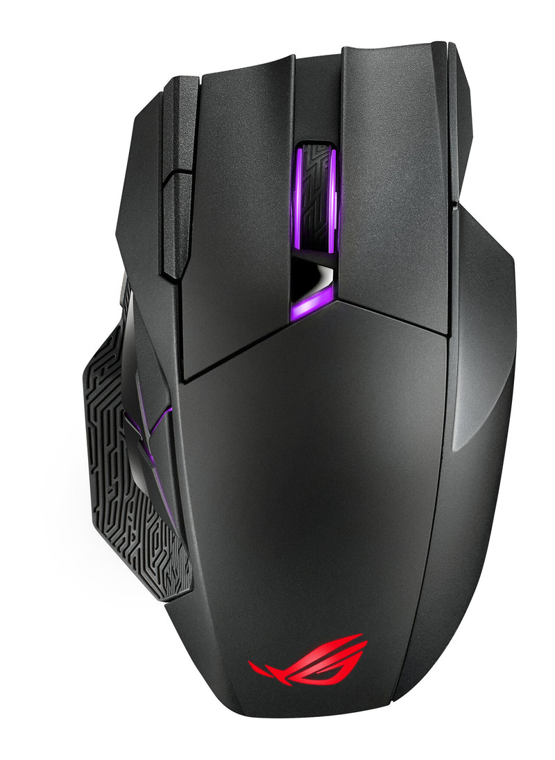 ASUS ROG Spatha X mus Spil Højre hånd RF Wireless + USB Type-C Optisk 19000 dpi