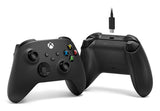 Microsoft Xbox Wireless Controller + USB-C Cable Sort Bluetooth/USB Gamepad Analog/digital PC, Xbox One, Xbox One S, Xbox One X, Xbox Series S, Xbox Series X