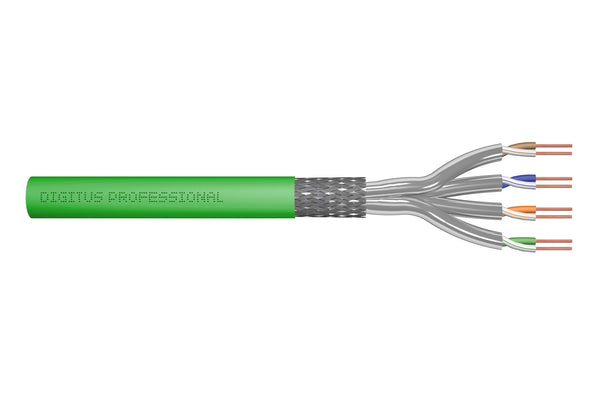 Digitus DK-1843-VH-1 netværkskabel Grøn 100 m Cat8.2 S/FTP (S-STP)