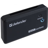 Defender Картридер OPTIMUS USB 2.0, универс. черный kortlæser Intern Sort