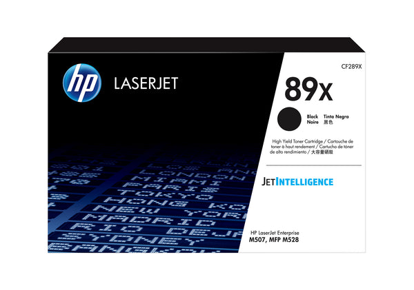 HP Original 89X LaserJet-tonerpatron med høj kapacitet, sort