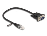 DeLOCK 88008 netværkskabel Sort 0,3 m