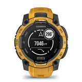 Garmin Instinct 3 3,05 cm (1.2") 45 mm Digital 176 x 176 pixel Berøringsskærm Gul, Grå Wi-Fi GPS (satellit)