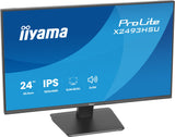 iiyama ProLite X2493HSU-B1 computerskærm 60,5 cm (23.8") 1920 x 1080 pixel Fuld HD LED Sort