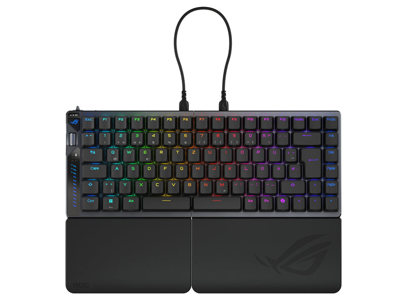 ASUS ROG Falcata tastatur Spil USB + RF Wireless + Bluetooth QWERTZ Tysk Sort