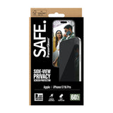 PanzerGlass SAFE. by ® 2-Way Privacy Skærmbeskyttelse iPhone 17 | iPhone 16 Pro | Ultra-Wide Fit m. EasyAligner
