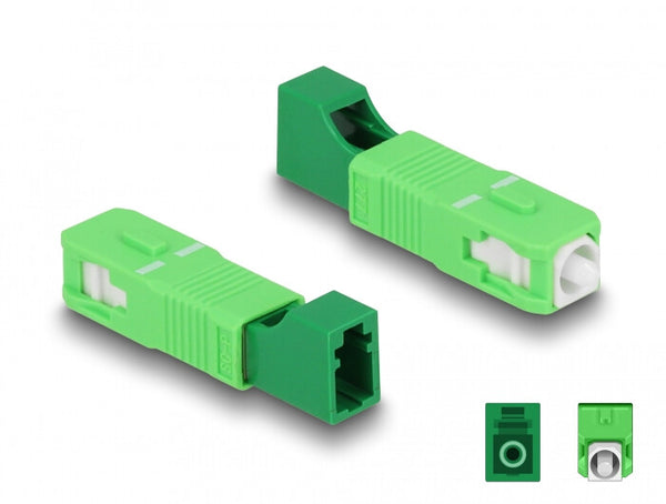 DeLOCK 87940 fiber adapter LC/SC 1 stk Grøn