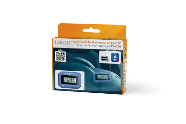 Technaxx TX-272 parkeringsskive Sort, Blå