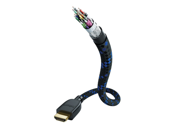 Inakustik 00423520 HDMI-kabel 3 m HDMI Type A (Standard) Sort, Blå