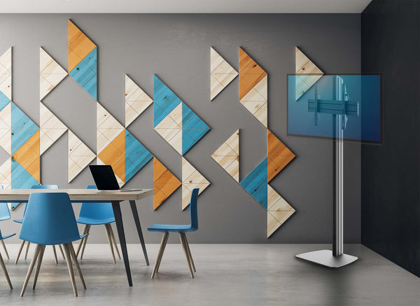 Edbak STDV100 skærmbeslag og -stativer 190,5 cm (75") Gulv Sort