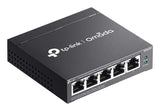 TP-Link Omada ES205GP netværksswitch Administreret Gigabit Ethernet (10/100/1000) Strøm over Ethernet (PoE) Sort