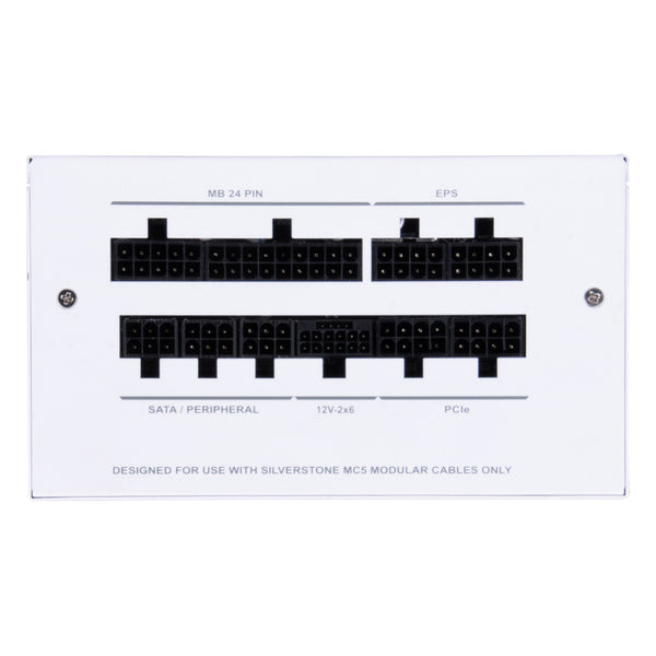 Silverstone DA750R Gold enhed til strømforsyning 750 W 24-pin ATX ATX Hvid