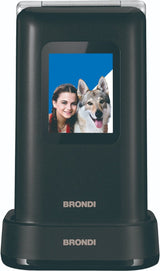 Brondi Amico Prezioso 4,5 cm (1.77") Sort, Metallic Feature telefon