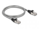 DeLOCK 80249 netværkskabel Sort, Sølv 1 m Cat6a U/FTP (STP)