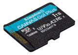 Kingston Technology 1 TB microSDXC Canvas Go! Plus Gen4 200R A2 U3, enkelt pakke uden ADP