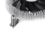 Silverstone SST-NT07-115X Computerkølesystem Chipset Køler 8 cm Sort, Metallic