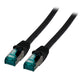EFB Elektronik MK6001.0,5B netværkskabel Sort 0,5 m Cat6a S/FTP (S-STP)
