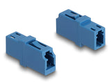 DeLOCK 87985 fiber adapter LC/UPC 1 stk Blå