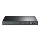 TP-Link TL-SG1218MPE netværksswitch Administreret L2 Gigabit Ethernet (10/100/1000) Strøm over Ethernet (PoE) 1U Sort