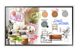 Samsung WM55FX Interaktivt whiteboard 139,7 cm (55") 3840 x 2160 pixel Berøringsskærm Grå, Hvid HDMI