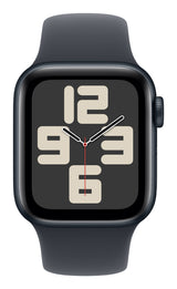 Apple Watch SE OLED 40 mm Digital 324 x 394 pixel Berøringsskærm 4G Sort Wi-Fi GPS (satellit)