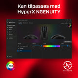 HyperX Pulsefire Hast 2 – gamingmus (hvid-pink)