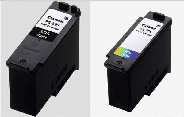 Canon PG595/CL586 PVP blækpatron 2 stk Original Sort, Blå, Magenta, Gul