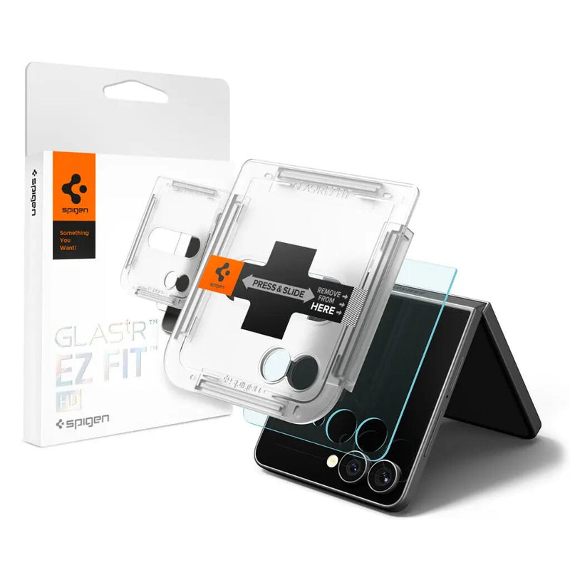 Spigen GLAS.tR EZ Fit HD Klar skærmbeskytter Samsung 1 stk