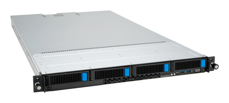 ASUS RS501A-E12-RS4 LGA 6096 Stativ (1U) Sort, Sølv